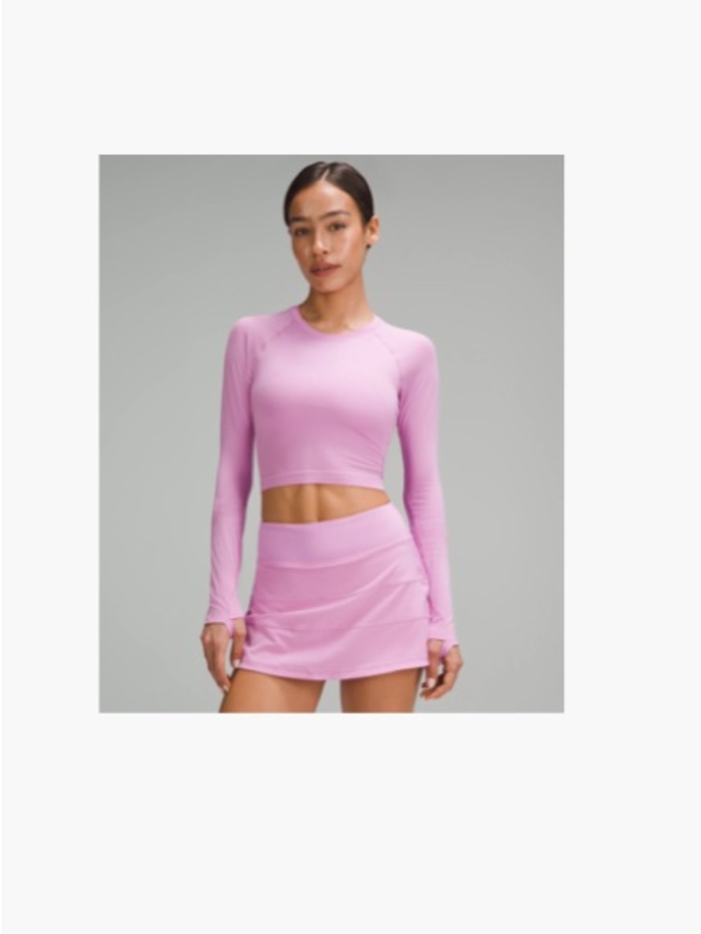 Swiftly Tech Cropped Long Sleeve 2.0 DHMU/DHMU 14